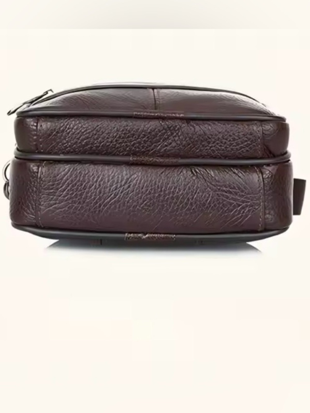New Genuine Leather Crossbody Bag Vertical Trendy Multifunctional Shoulder Bag - Picture 5 of 7